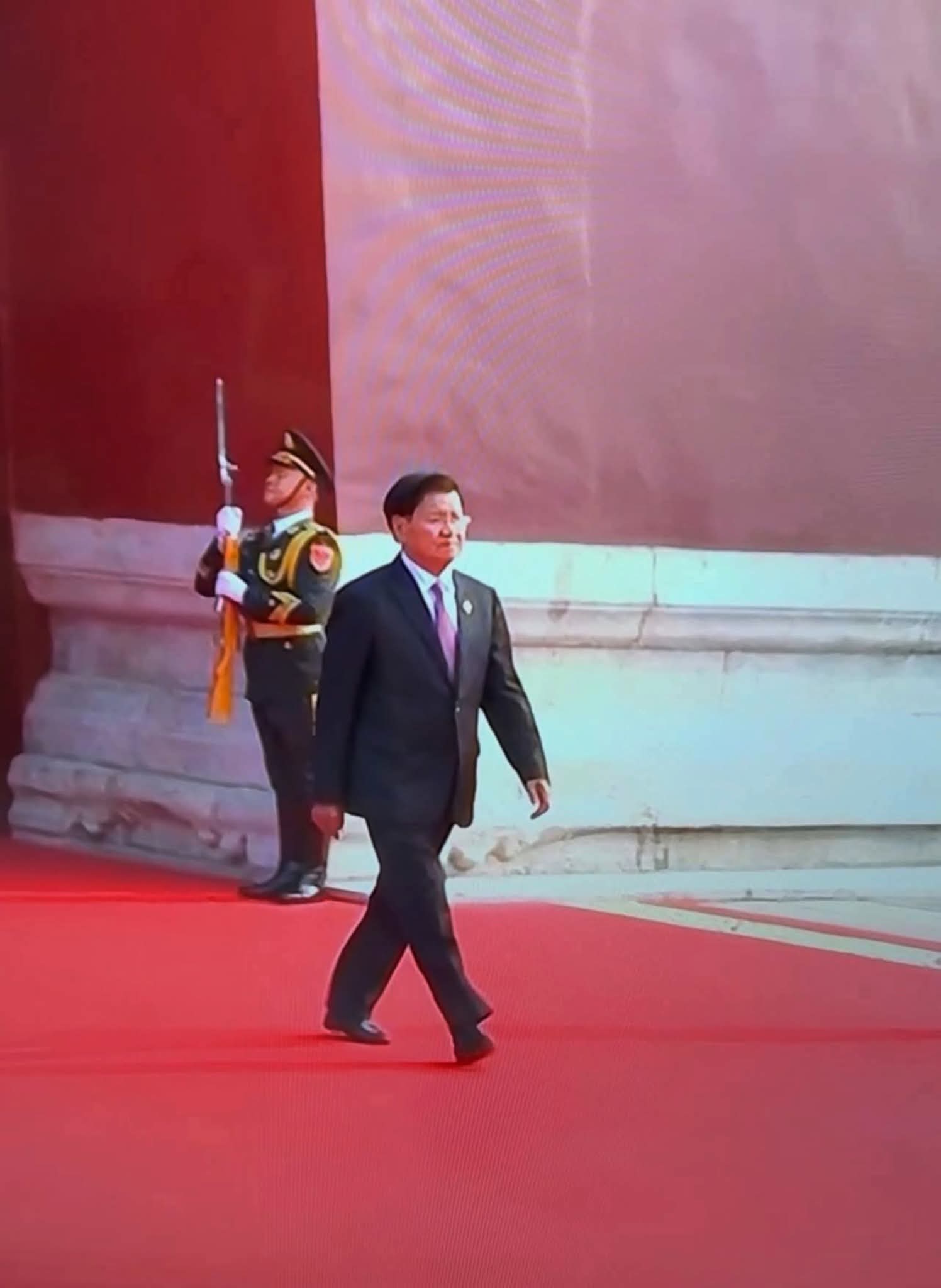 ປະທານປະເທດ ແຫ່ງ ສປປ ລາວ ເຂົ້າຮ່ວມພິທີລະນຶກວັນໄຊຊະນະສົງຄາມຕ້ານຟາຊິດ ຄົບຮອບ 80 ປີ